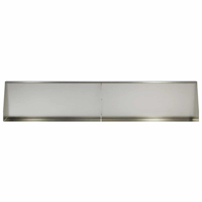 Mur oporowy 4 szt. 100 x 12 x 50 cm Stal nierdzewna srebrny