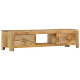 vidaXL Szafka pod TV, 140 x 30 x 32 cm, lite drewno mango