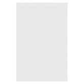 Półki ścienne kostki, 4 szt., białe, 60x15x23 cm