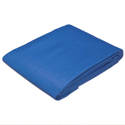 Plandeka z oczkami niebieski 6 x 8 m 260 gsm PE