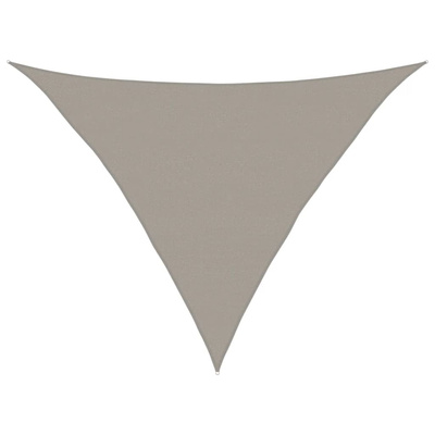 Żagiel przeciwsłoneczny, 160 g/m?, jasnoszary, 5x5x6 m, HDPE