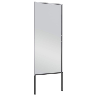 Ekran zapewniający prywatność w ogrodzie Srebrny 50 x 140 cm