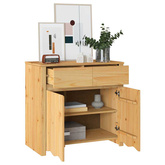 Bufet Drammen Dąb 79 x 43 x 75.5 cm Lite drewno sosnowe