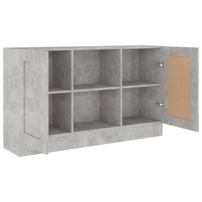 vidaXL Szafka, szarość betonu, 120x30,5x70 cm, materiał drewnopochodny