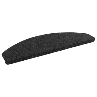 Samoprzylepne maty na schody 15 pcs Czarny 80 x 28 x 3,5 cm