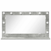 Lustro toaletowe Prostokątny Betonowy szary 80 x 45 x 18 cm