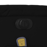 vidaXL Rozkładany fotel masujący, elektryczny, czarny, sztuczna skóra