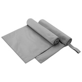 Ręczniki Sportowe 2 pcs ciemno szary 100 x 50 cm
