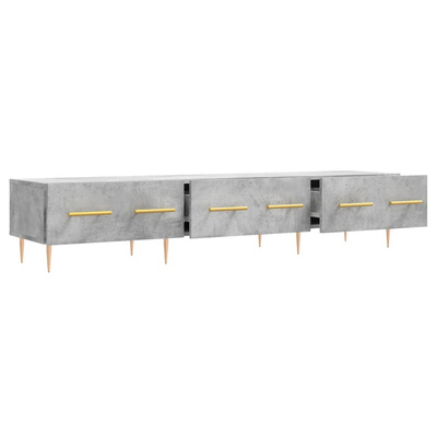 vidaXL Szafka pod TV, szarość betonu, 150x36x30 cm