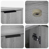 Meble dla kota Szary Sonoma 100 x 49 x 45 cm