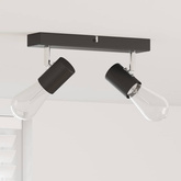 Reflektor sufitowy Czarny 26 x 6,5 x 11,5 cm Metal