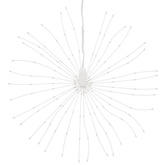 Ozdoby świąteczne, 140 lampek LED, 8 szt., zimna biel, 17 cm