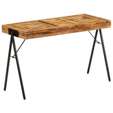 vidaXL Biurko z litego drewna mango, 118 x 50 x 75 cm