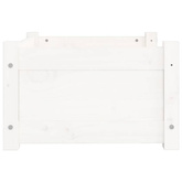 vidaXL Legowisko dla psa, białe, 55,5x45,5x28 cm, lite drewno sosnowe wariant 4