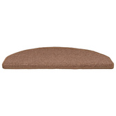 Samoprzylepne maty na schody 15 pcs brązowy 80 x 24,5 x 3,5 cm