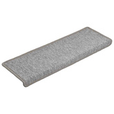 Maty na schody 15 szt. 65x21x4 cm Jasnoszary prostokątny brzeg