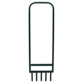 Aerator do trawnika, z 5 pustymi zębami, zielony, malowana stal