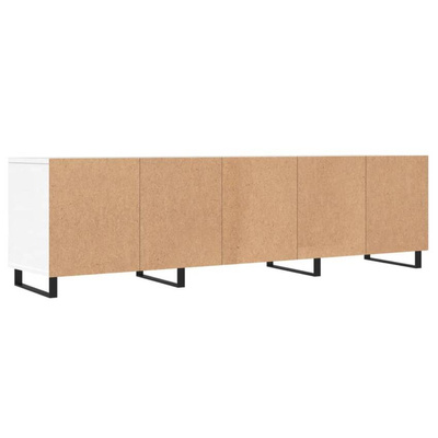 vidaXL Szafka pod TV, biała, 150x30x44,5 cm, materiał drewnopochodny wariant 7