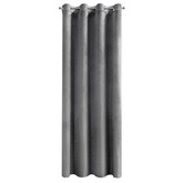 Zasłona Melanie stalowa 140x250