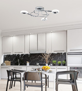 Lampa sufitowa Aurelion reflektor regulowana 3-punktowa LED do salonu