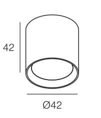 Roller WHITE Mini Downlight 42mm -Najmniejszy na Świecie