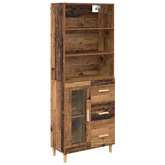 Highboard Stare drewno 69,5 x 34 x 180 cm Drewno inżynieryjne