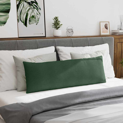 Poduszki na sofę 2 pcs Ciemna zieleń 120 x 40 cm