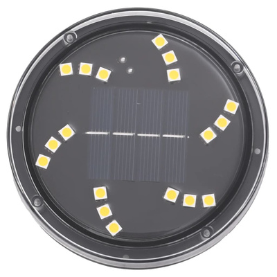 Solarne lampki gruntowe, z kolcami, 12 szt., ciepłe białe