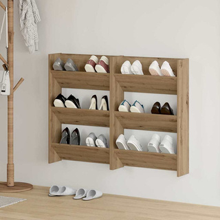 Szafka na buty 2 szt. 60 x 18 x 90 cm Materiał drewnopochodny