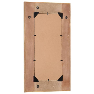vidaXL Lustro ścienne w ramie z litego drewna z odzysku, 50x80 cm