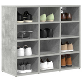 Szafka na buty z półką Betonowy szary 77,5 x 30 x 67 cm