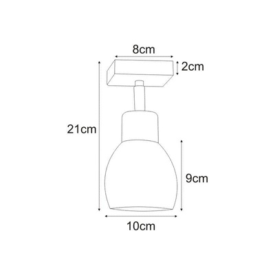 Kinkiet K-4564 z serii MIKA BLACK KAJA