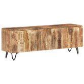 vidaXL Szafka pod TV, 110x30x40 cm, lite drewno mango