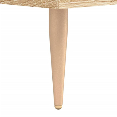 vidaXL Biurko, dąb sonoma, 140x50x75 cm, materiał drewnopochodny model standard