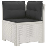 5-osobowa sofa ogrodowa z poduszkami w stylu rattanowym PP