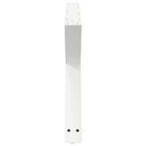 Nogi do stolika kawowego 2 szt. Białe 70x(42-43,3) cm Stal