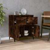 vidaXL Komoda, przydymiony dąb, 60x35x70 cm, materiał drewnopochodny model standard