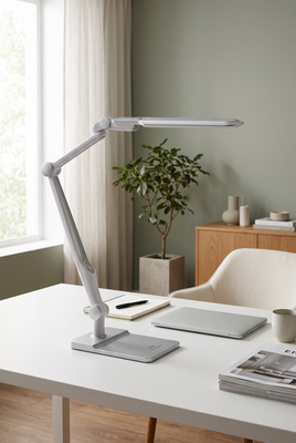 Lampka biurkowa K-BL1207 SREBRNY z serii MICA