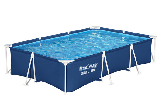 Basen Ogrodowy Stelażowy 300 cm x 201 cm x 66 cm Bestway 56404