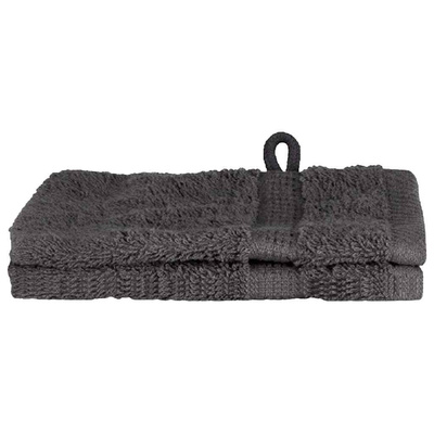 Ręcznik Gościnny SOLUND 2 szt. Antracyt 15 x 21 cm 550 gsm