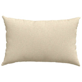 Poduszki na sofę 2 pcs Kremowy 60 x 40 cm tkanina