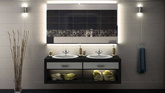 Profil LED LUMINES typ D srebrny anodowany 1 m