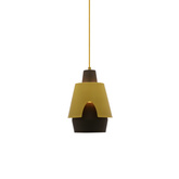 Lampa wisząca żółta/szara E27 Falun Ledea 50101149