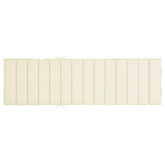 vidaXL Poduszka na leżak, kremowa, 200x60x3 cm, tkanina Oxford