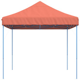Składany namiot imprezowy typu pop-up, terakota, 410x279x315 cm