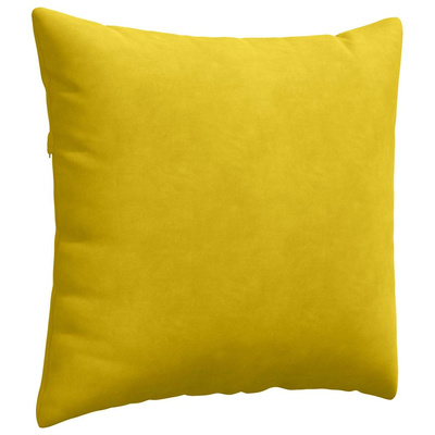Poduszki na sofę 2 pcs Żółty 45 x 45 cm Tkanina sztruksowa