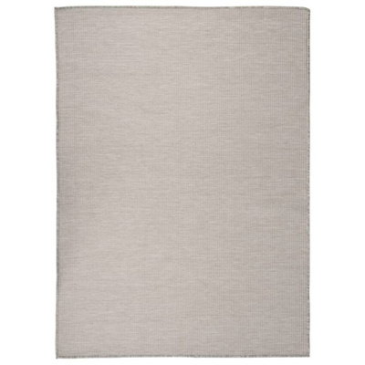 vidaXL Dywan zewnętrzny o płaskim splocie, 200x280 cm, taupe