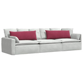 Poduszki na sofę 2 pcs Czerwone wino 120 x 40 cm