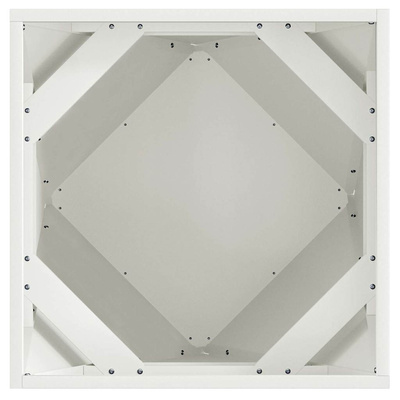 Donica 2 pcs Biały 50 x 50 x 50 cm Stal