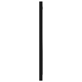 vidaXL Lustro łazienkowe, czarne, 40x1,5x37 cm, płyta wiórowa